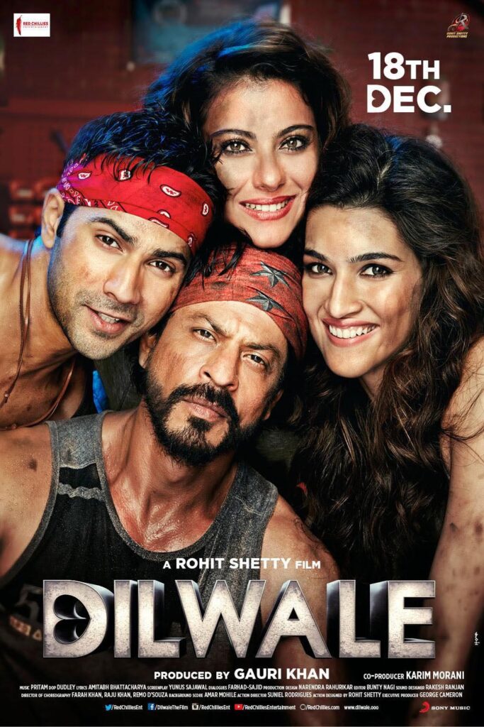 Dilwale Movie (2015) – Release Date, Cast, Story, Trailer, Poster, Budget, Collection, Review 1 Dilwale Movie (2015) – Release Date, Cast, Story, Trailer, Poster, Budget, Collection, Review