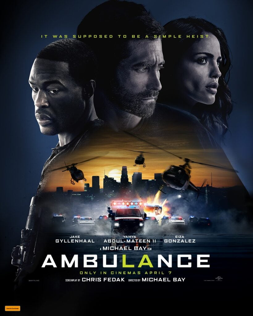 Ambulance Movie (2022) – Release Date, Cast, Story, Trailer, Poster, Budget, Collection, Review 1 Ambulance Movie (2022) – Release Date, Cast, Story, Trailer, Poster, Budget, Collection, Review