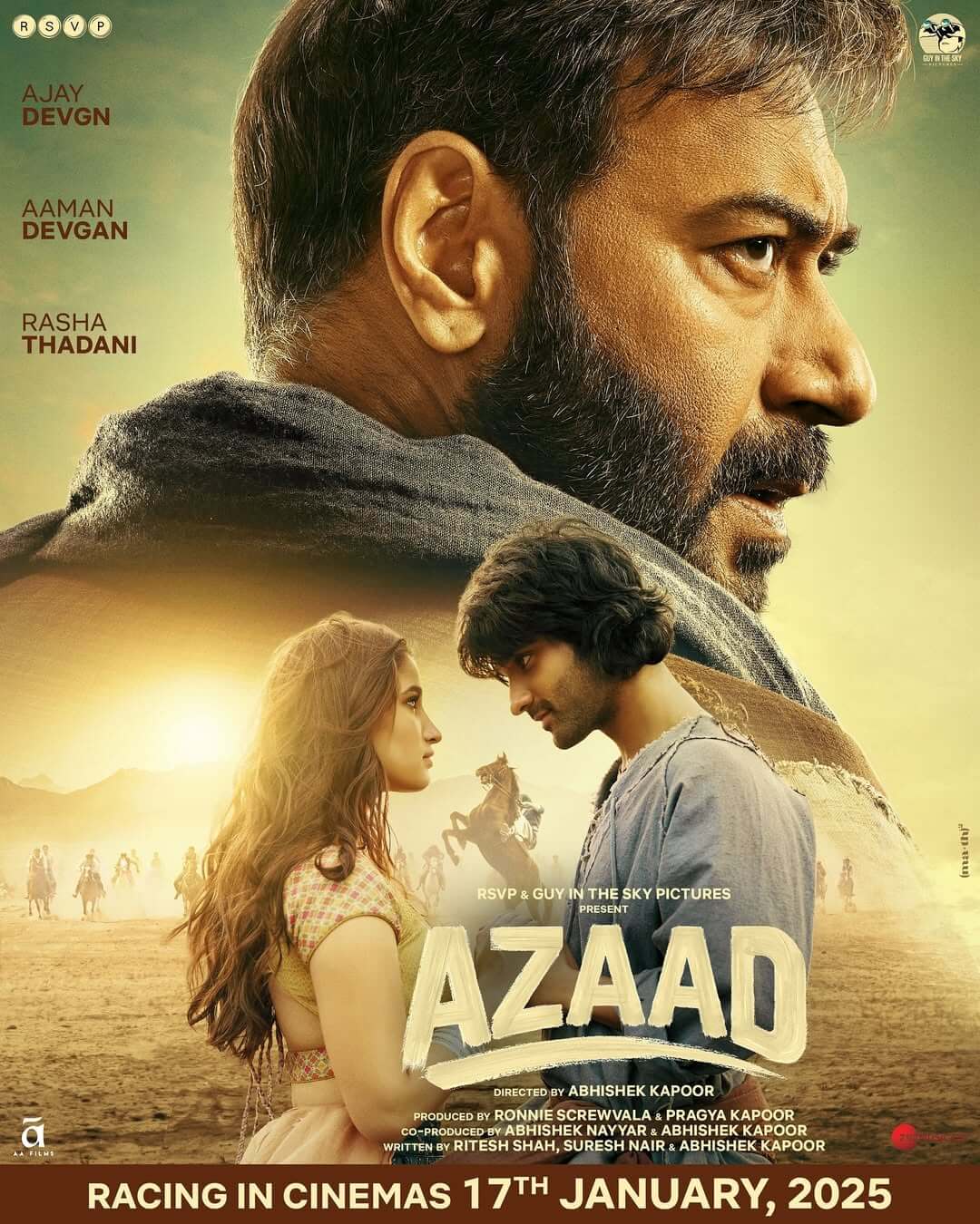 Azaad Movie (2025) – Release Date, Cast, Story, Trailer, Poster, Budget, Collection, Review 1 Azaad Movie (2025) – Release Date, Cast, Story, Trailer, Poster, Budget, Collection, Review