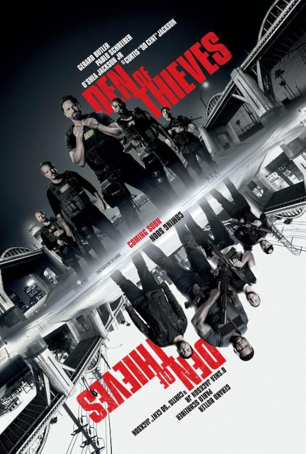 Den of Thieves Movie (2018) - Watch Online, Release Date, Cast, Story, Budget, Collection, Trailer, Poster, Review 1 Den of Thieves Movie Poster