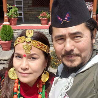 Adrian Pradhan 14 Adrian Pradhan and his wife