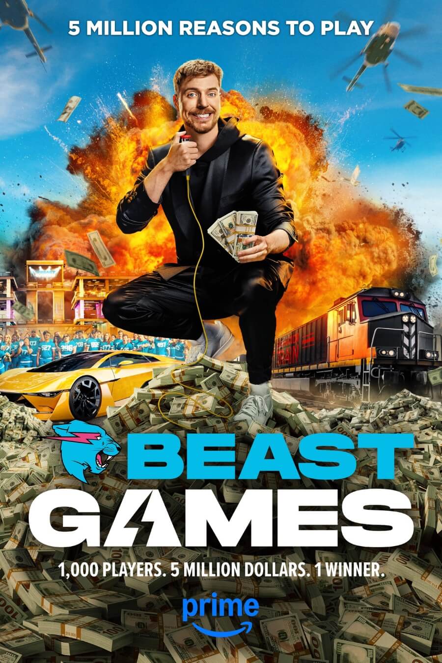 Beast Games Season 1 (2024) – Watch Online, Release Date, Contestants, Winner, Episodes, Amazon Prime Video, Trailer, Poster, Review 1 Beast Games TV Series (2024– ) Watch Online, Release Date, Cast, Episodes, Story, Platform, Trailer, Poster, Review