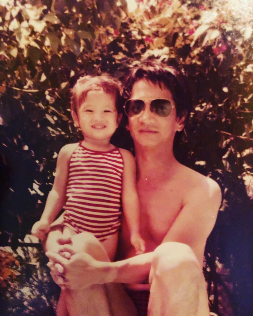 Maui Taylor 13 Maui Taylor with Father