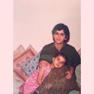 Saba Azad 13 Saba Azad with her mother