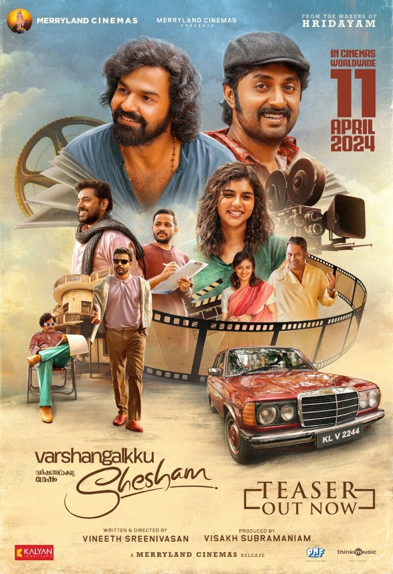 Top 20 Highest Grossing Malayalam Movies of 2024 (Malayalam Box Office Collection Report & Verdict) 10 Varshangalkku Shesham Movie Poster