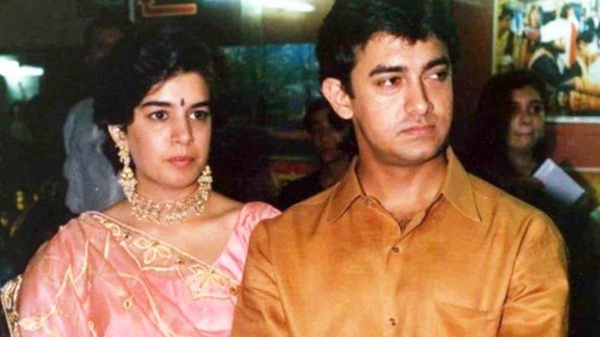 Aamir Khan Dating History: From Reena Dutta to Gauri Spratt 2 Aamir Khan and Reena Dutta