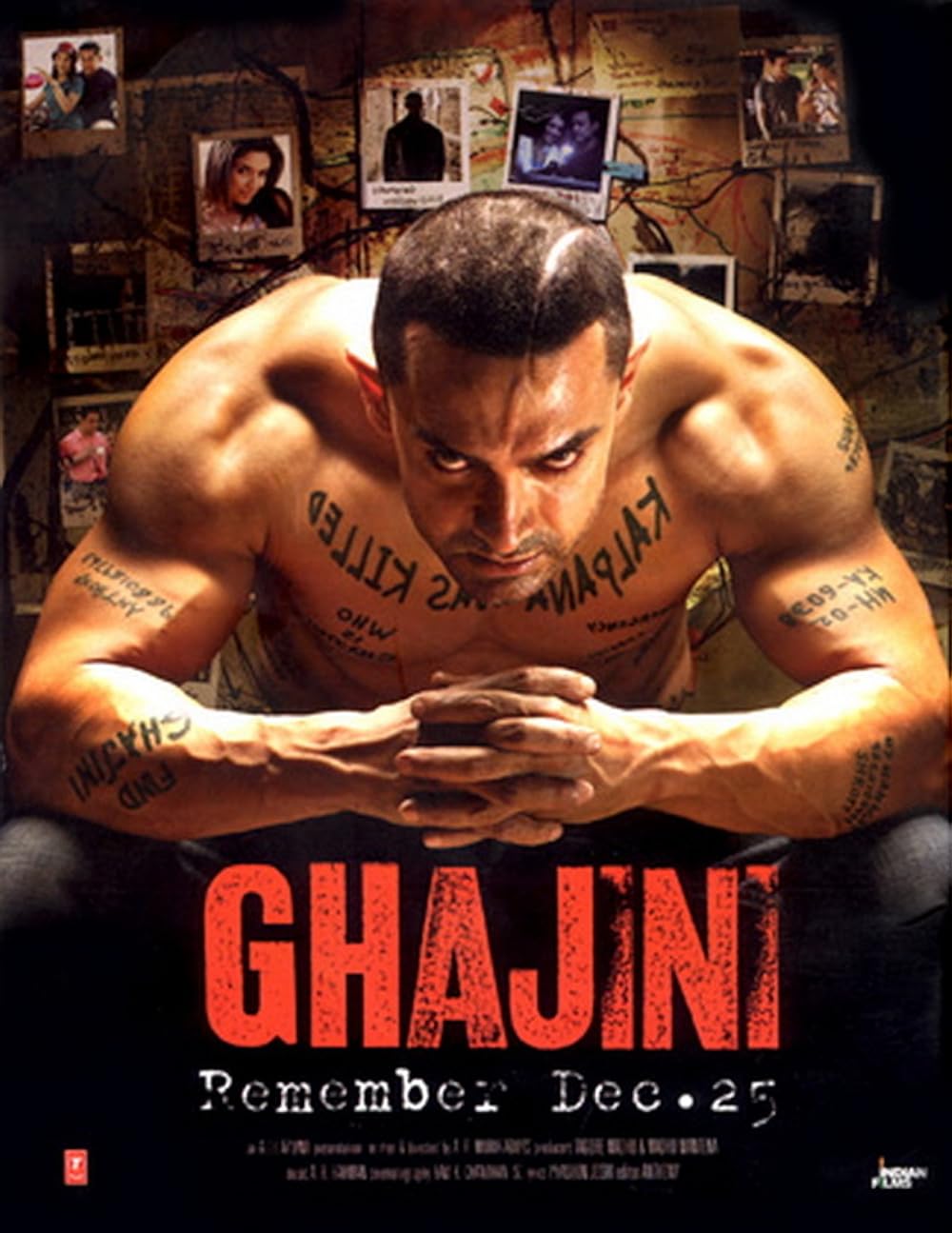 Top 10 Aamir Khan Highest Grossing Movies and Verdict 5 Ghajini Movie Poster